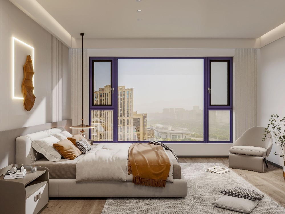 西雅图系列 外开窗纱一体平开窗