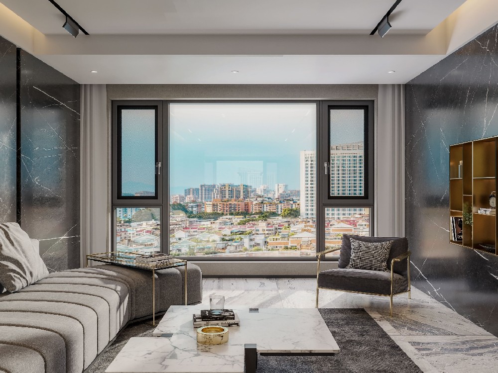 慕尼黑系列 双内开纱窗一体平开窗