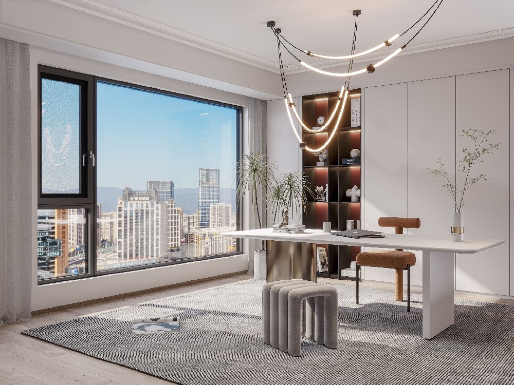 禄城精密门窗 130 断桥六轨推拉窗